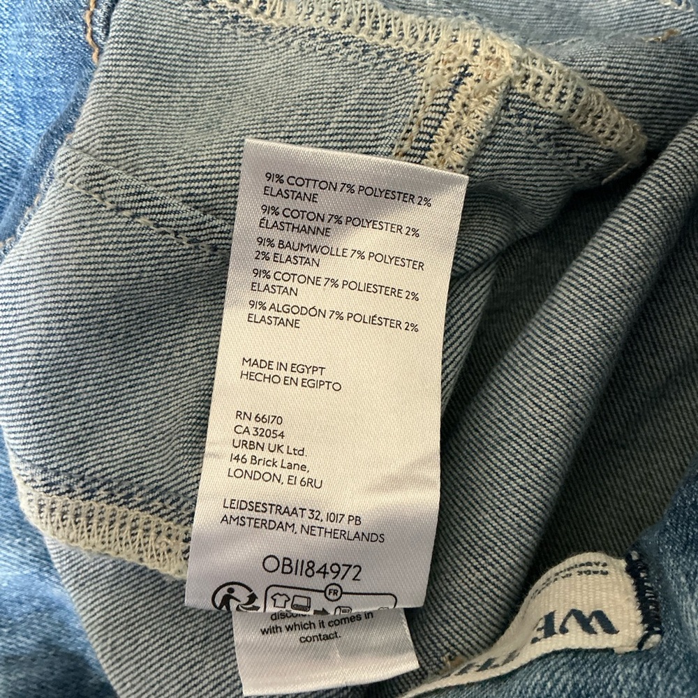 Free People We The Free High Waist Flare Jeans | Size 29 | Medium Wash | - Picture 6 of 9